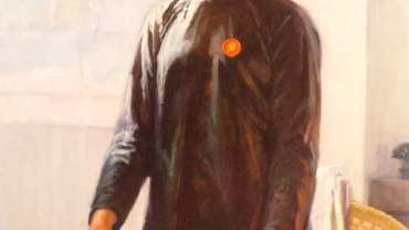 A Woman Committee Member oil painting from the Cultural Revolution